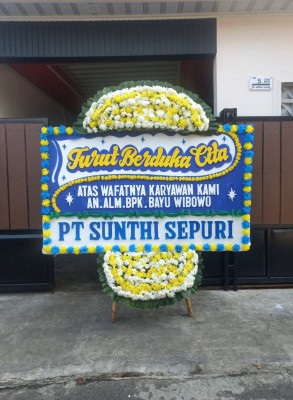 Papan Bunga Duka di Padang Lawas Utara