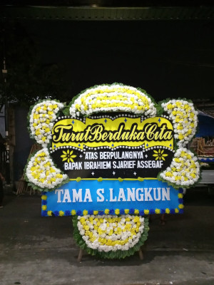 Papan Bunga Duka di Padang Lawas Utara